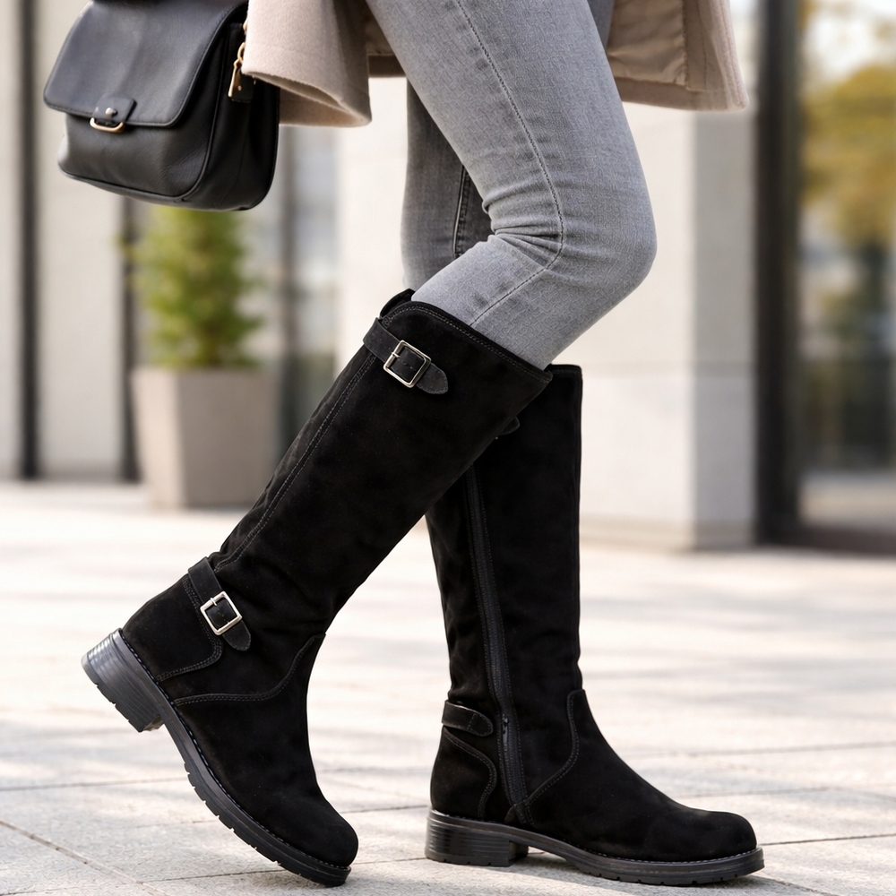 La Canadienne Goldey  suede boots.Made from premium Italian waterproof Leather. - Picture 4 of 9